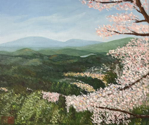 オリジナル-吉野山の千本桜