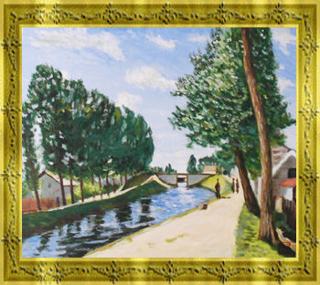 シスレー-モレのロワン運河