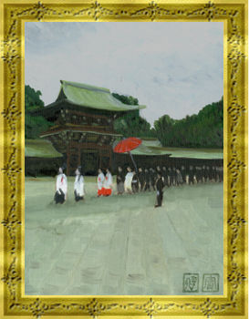 明治神宮-曇りの日