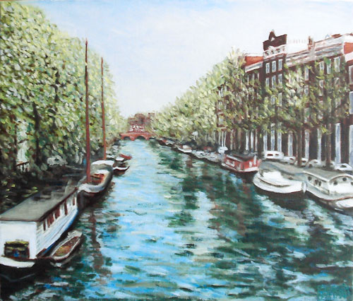 オリジナル-アムステルダムの運河