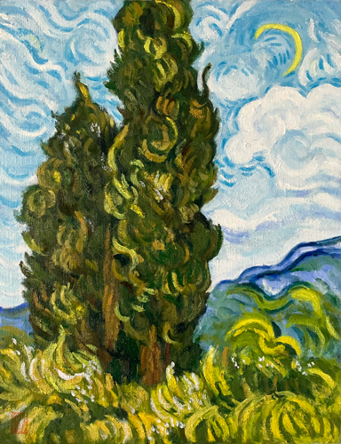 模写-ゴッホ印